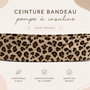 Ceinture bandeau pour pompe a insuline